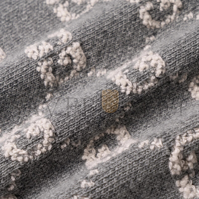 Gvc*1 wool jacquard knit cardigan 713300